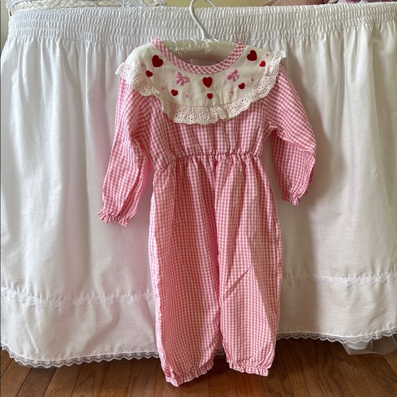 Other - Valentine’s Day baby girl smocked outfit